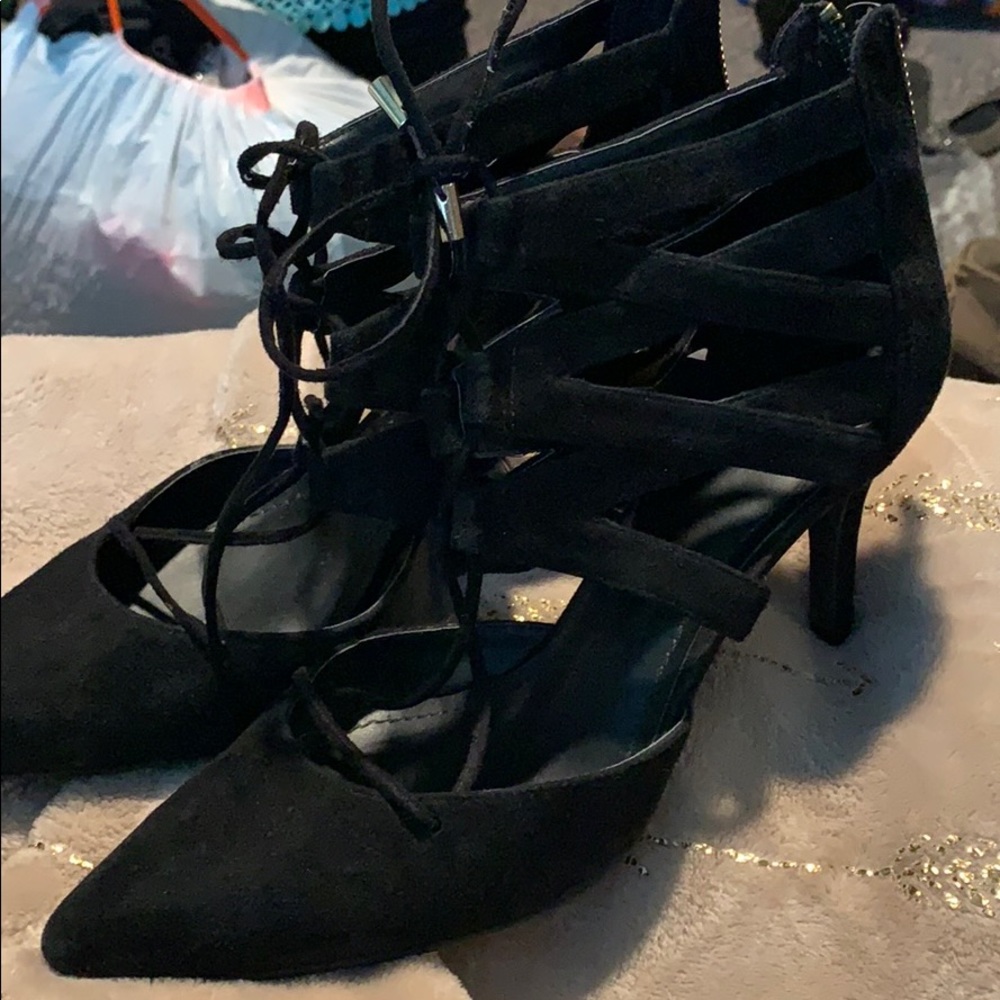 Black heels